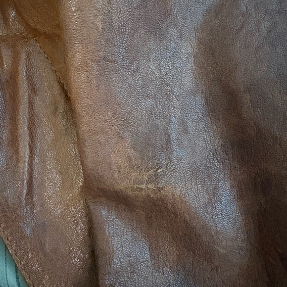 Vintage Daniel Cremieux Collection Genuine Lambskin Leather Blazer Coat Size M - Picture 5 of 5